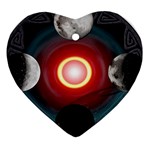4 Moons Ornament (Heart)