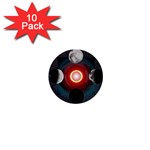 4 Moons 1  Mini Button (10 pack) 