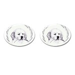 golden 3 Cufflinks (Oval)