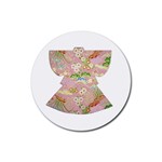 Kimono PP Rubber Coaster (Round)