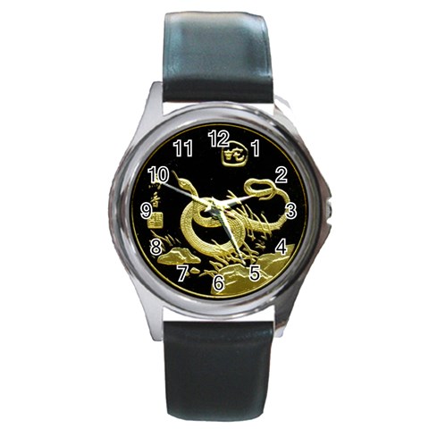 ChiSnake Round Metal Watch from UrbanLoad.com Front