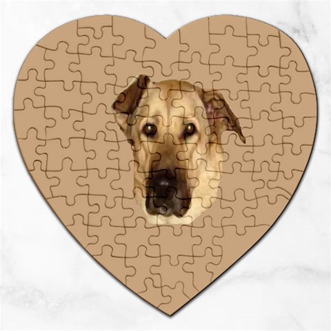 Anatolian Shepherd Jigsaw Puzzle (Heart) from UrbanLoad.com Front