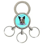 Australian Cattle Dog 3-Ring Key Chain