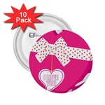 I Love You 2.25  Button (10 pack)