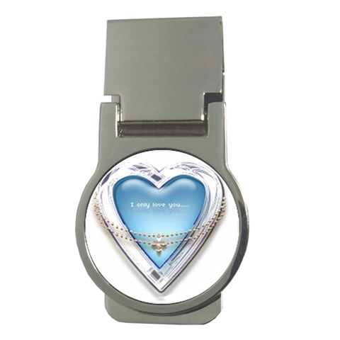 Love VII Money Clip (Round) from UrbanLoad.com Front