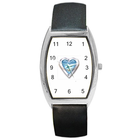 Love VII Barrel Style Metal Watch from UrbanLoad.com Front