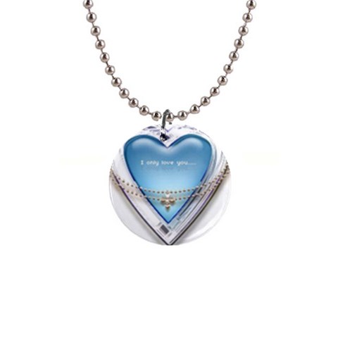 Love VII 1  Button Necklace from UrbanLoad.com Front