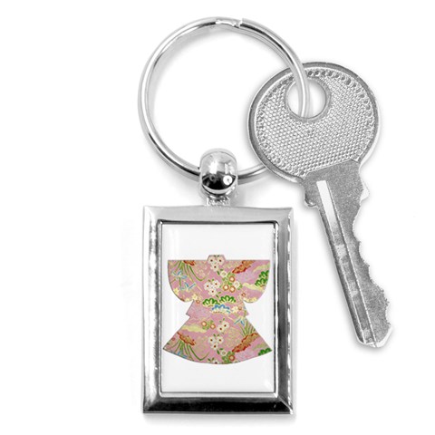 Kimono PP Key Chain (Rectangle) from UrbanLoad.com Front