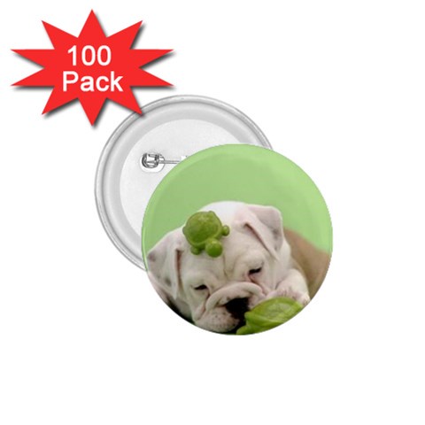 cute dog 1.75  Button (100 pack)  from UrbanLoad.com Front