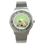 cute dog Stainless Steel Watch
