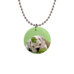 cute dog 1  Button Necklace