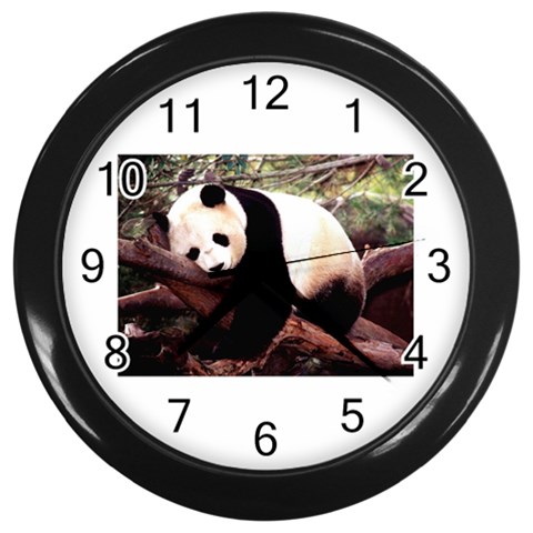 Bear Wall Clock (Black) from UrbanLoad.com Front