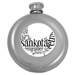 Sankofashirt Hip Flask (Round)