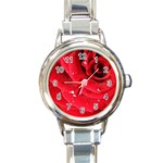 Flower 1 Round Italian Charm Watch