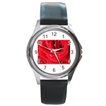 Flower 1 Round Metal Watch