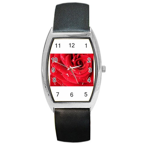 Flower 1 Barrel Style Metal Watch from UrbanLoad.com Front