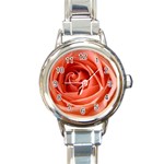 Flower 2 Round Italian Charm Watch