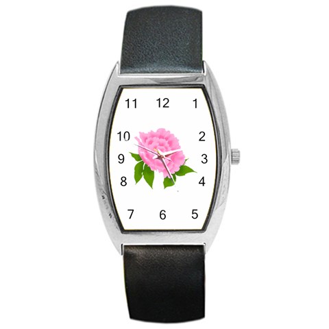 Flower III Barrel Style Metal Watch from UrbanLoad.com Front