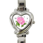 Flower III Heart Italian Charm Watch