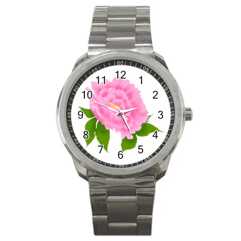 Flower III Sport Metal Watch from UrbanLoad.com Front