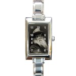 485px-Walt_Whitman_edit_2 Rectangular Italian Charm Watch