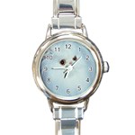 White Cat D3 Round Italian Charm Watch