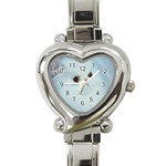 White Cat D3 Heart Italian Charm Watch