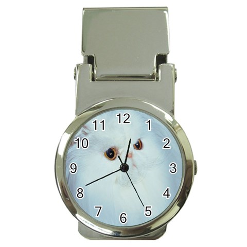 White Cat D3 Money Clip Watch from UrbanLoad.com Front