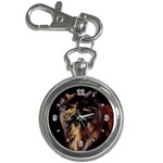 Tortoise Shell Cat D2 Key Chain Watch