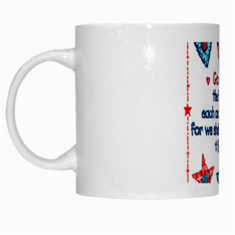 US Families White Mug from UrbanLoad.com Left