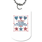 US Families Dog Tag (One Side)