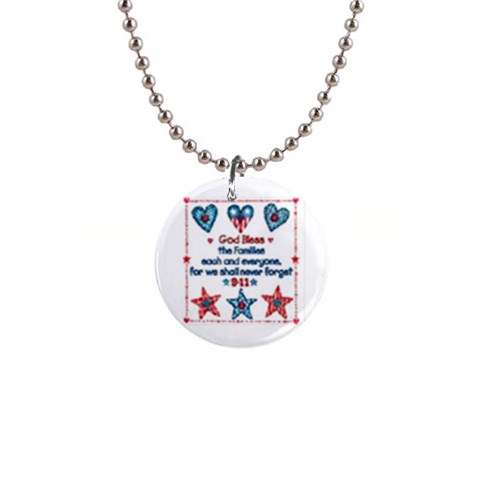 US Families 1  Button Necklace from UrbanLoad.com Front