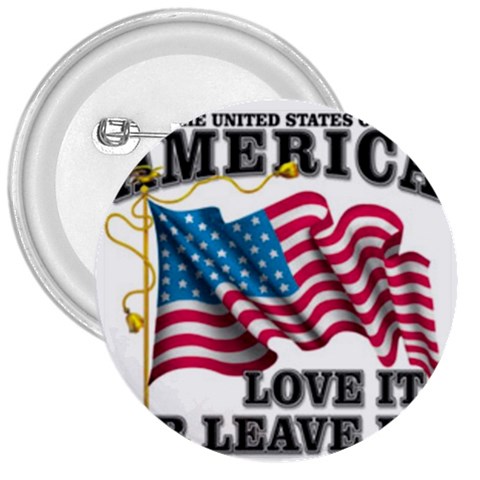 America 3  Button from UrbanLoad.com Front