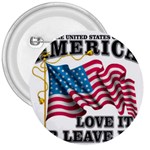 America 3  Button
