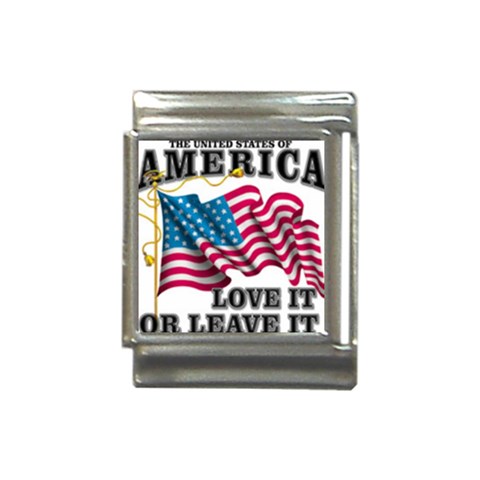 America Italian Charm (13mm) from UrbanLoad.com Front