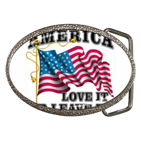 America Belt Buckle from UrbanLoad.com Front