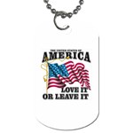 America Dog Tag (One Side)