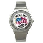 America Stainless Steel Watch