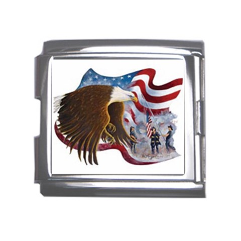 Eagle Mega Link Italian Charm (18mm) from UrbanLoad.com Front