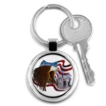 Eagle Key Chain (Round)