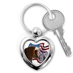 Eagle Key Chain (Heart)