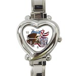 Eagle Heart Italian Charm Watch