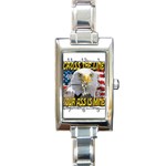 Line Rectangular Italian Charm Watch