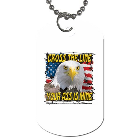 Line Dog Tag (One Side) from UrbanLoad.com Front
