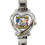 Line Heart Italian Charm Watch