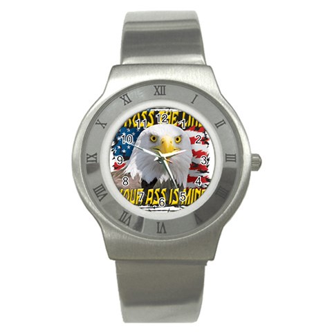 Line Stainless Steel Watch from UrbanLoad.com Front