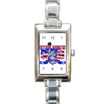 Never Forget Rectangular Italian Charm Watch