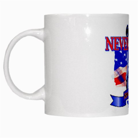 Never Forget White Mug from UrbanLoad.com Left
