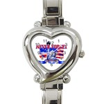 Never Forget Heart Italian Charm Watch