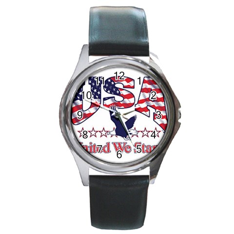 United Round Metal Watch from UrbanLoad.com Front